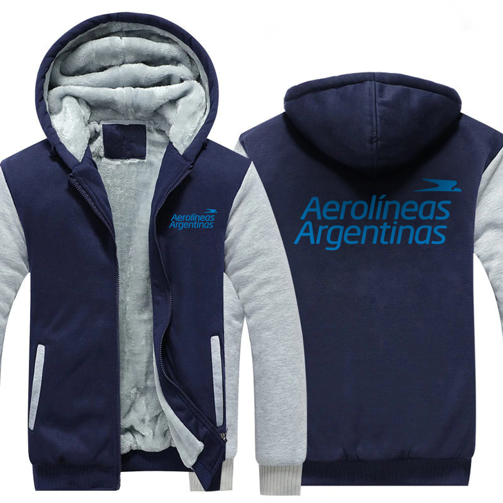 ARGENTINAS AIRLINES  JACKETS FLEECE SWEATSHIRT