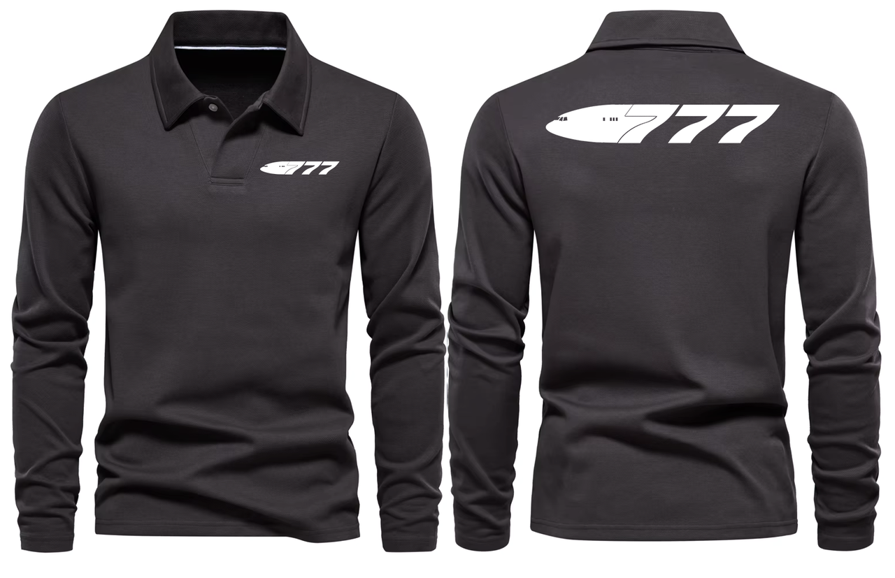 BOEING 777  LONG SLEEVE  POLO