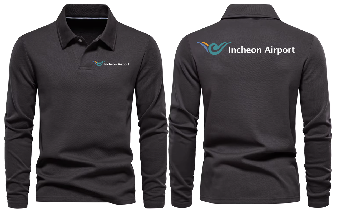 INCHEON AIRPORT LONG SLEEVE  POLO