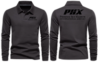 Thumbnail for PHX AIRPORT LONG SLEEVE  POLO