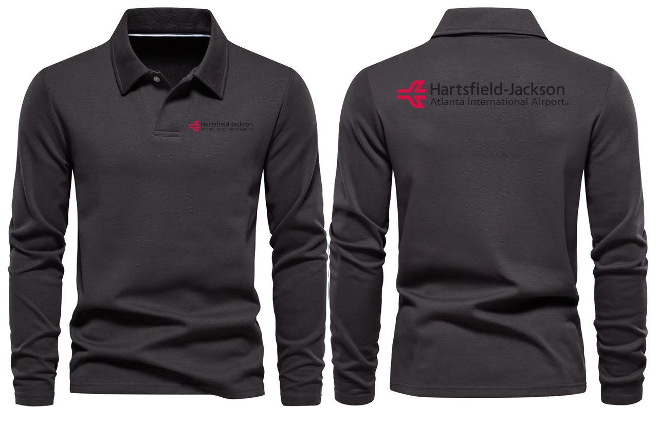 ATLANTA AIRPORT LONG SLEEVE  POLO