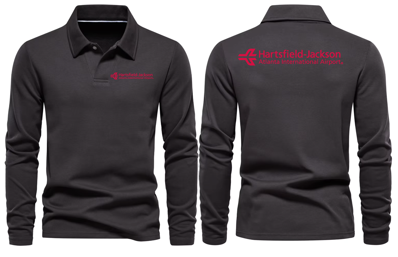ATLANTA AIRPORT LONG SLEEVE  POLO