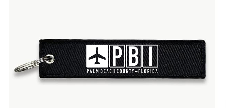 PBI AIRPORT KEY CHAIN