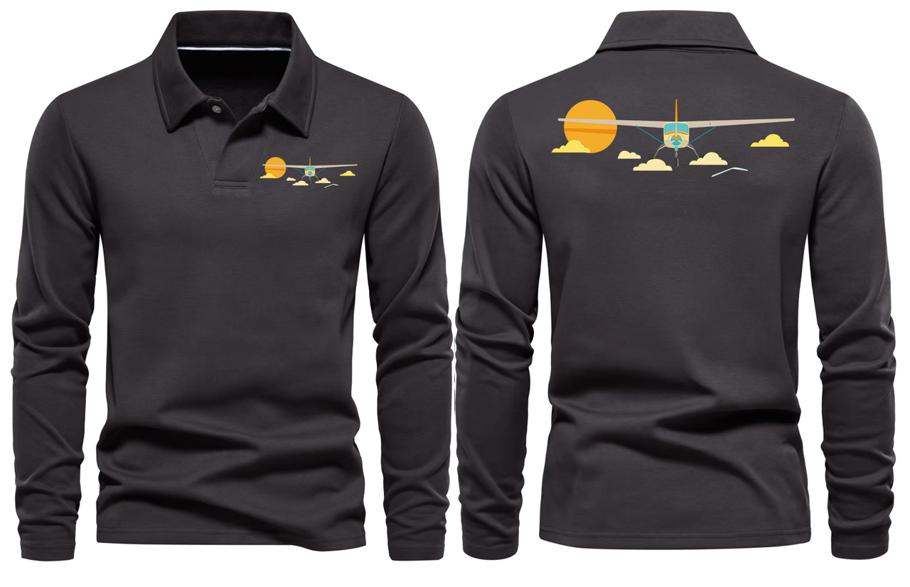 CESSNA LONG SLEEVE  POLO
