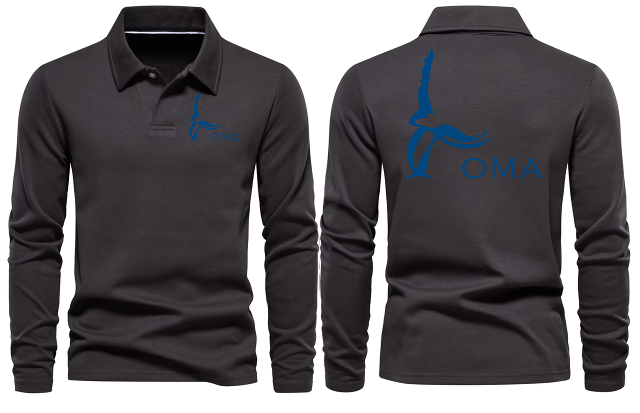 OMA AIRPORT LONG SLEEVE  POLO