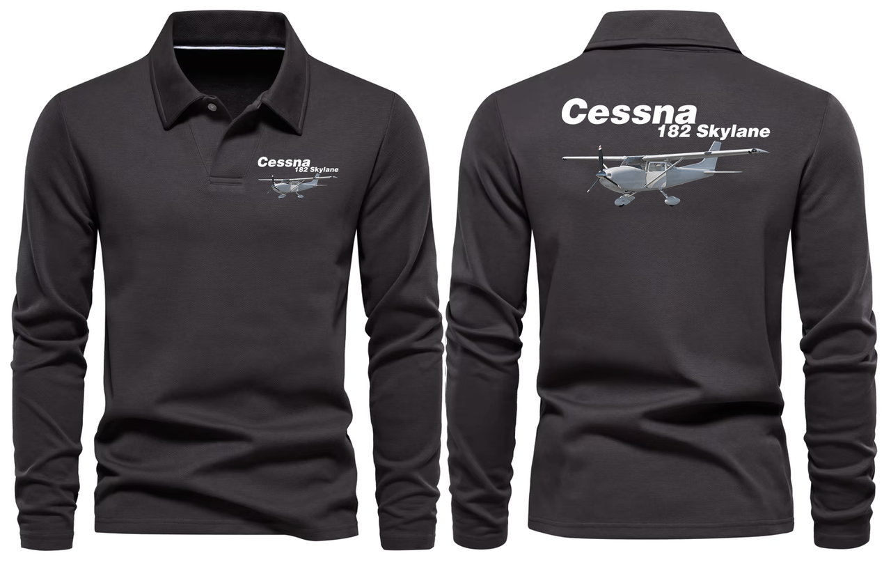 CESSNA 182 LONG SLEEVE  POLO