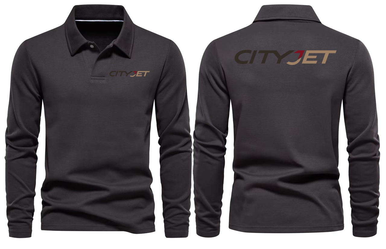 CITY JET AIR LONG SLEEVE  POLO