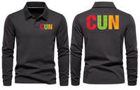 Thumbnail for CUN AIRPORT LONG SLEEVE  POLO