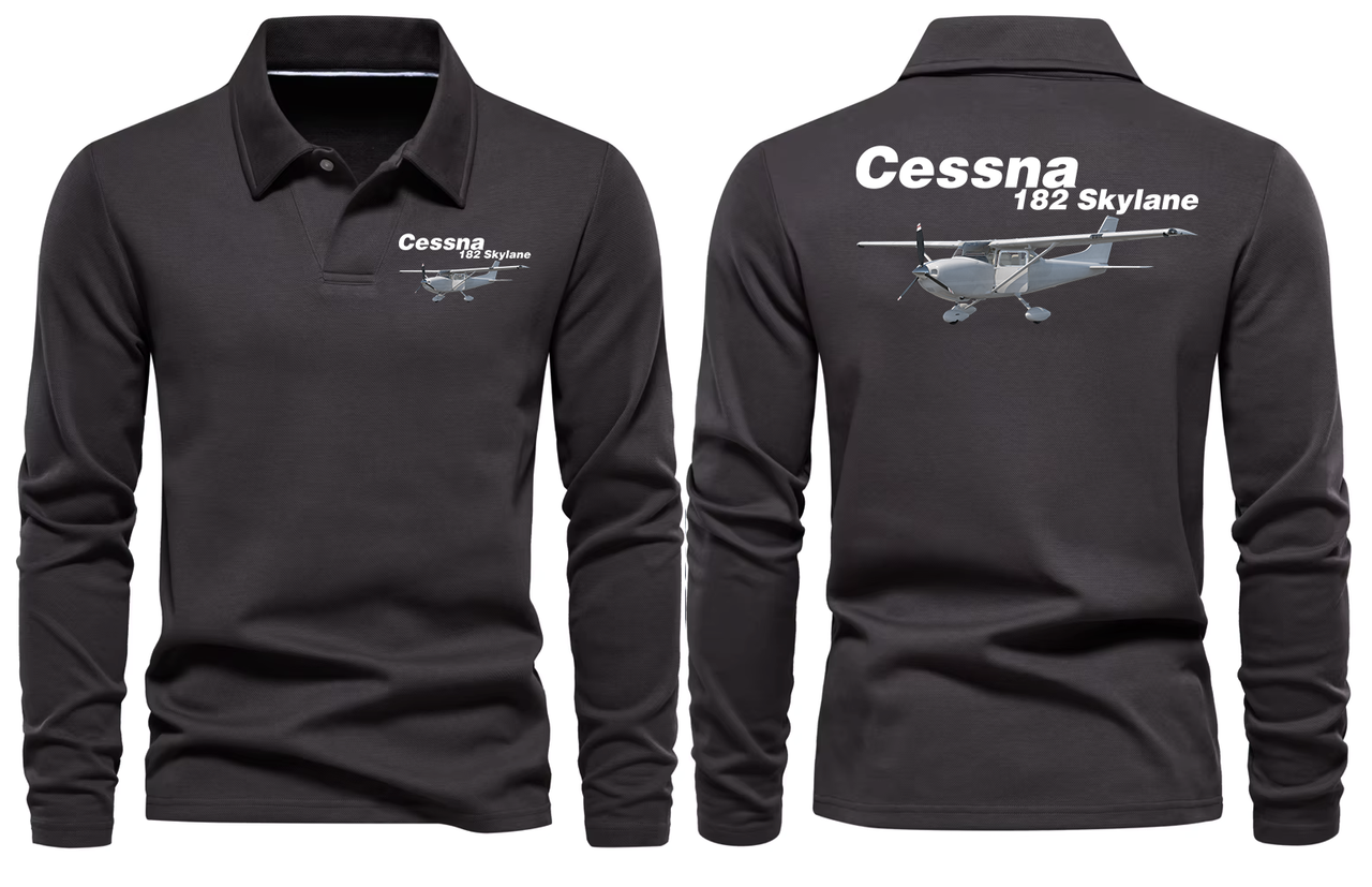 CESSNA 182 LONG SLEEVE  POLO