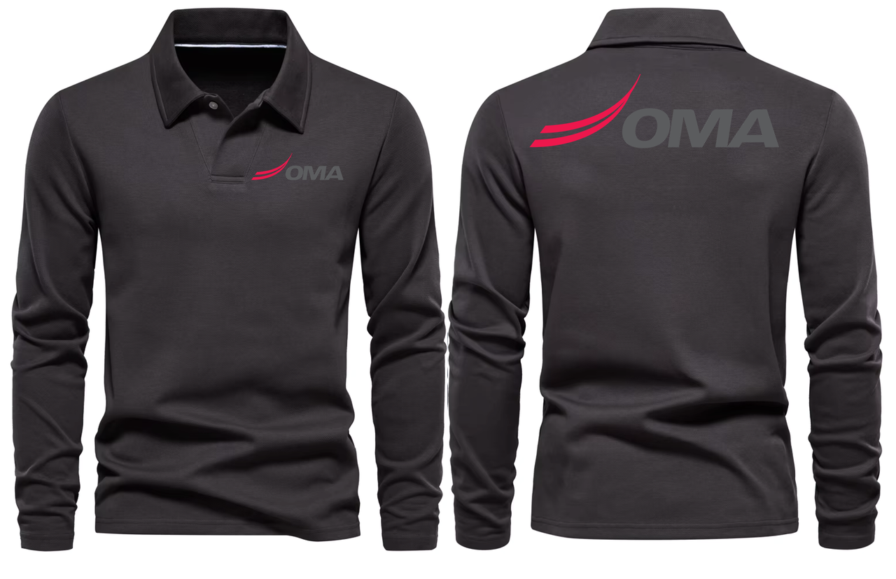 OMA AIRPORT LONG SLEEVE  POLO (Copy)