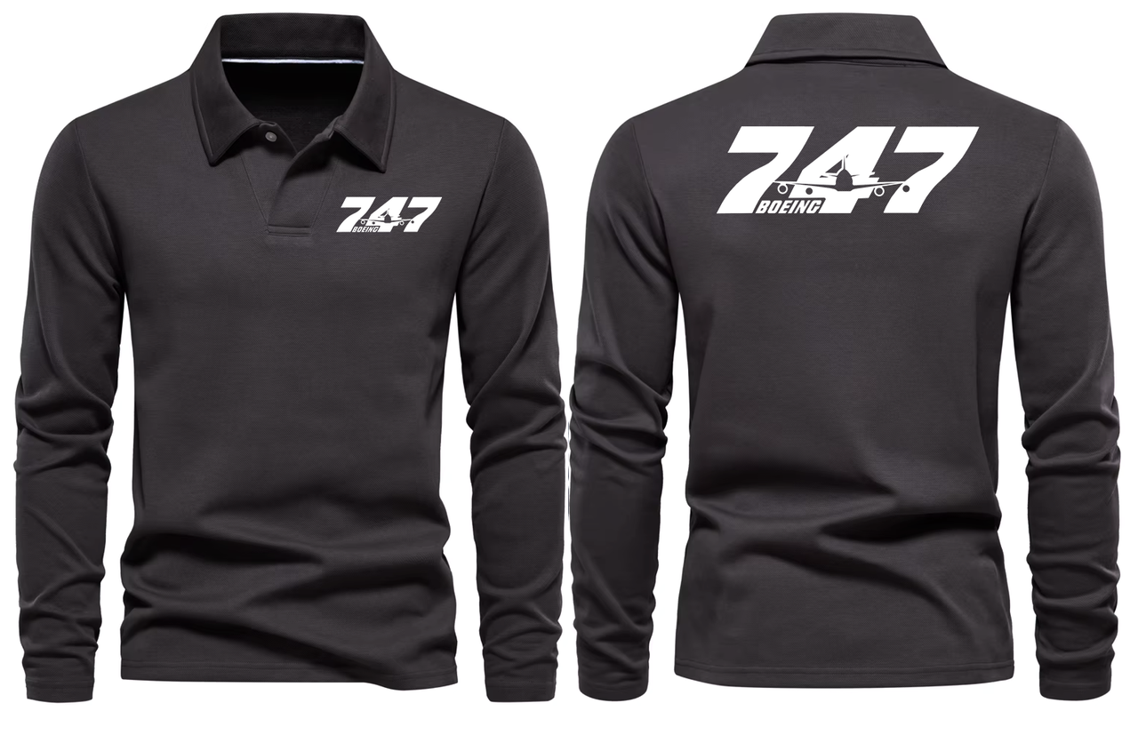 BOEING 747  LONG SLEEVE  POLO