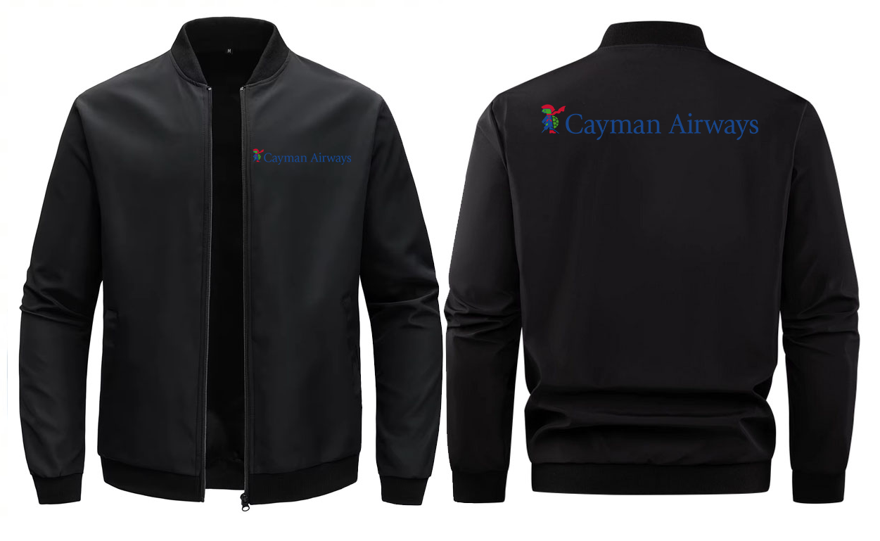 CAIMAN AIRWAYS LOOSE SOLID COLOR JACKET