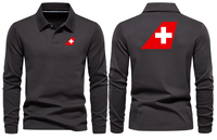 Thumbnail for AIR SWISS AIRLINES LONG SLEEVE  POLO