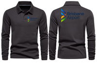 Thumbnail for BRISBANE AIRPORT LONG SLEEVE  POLO