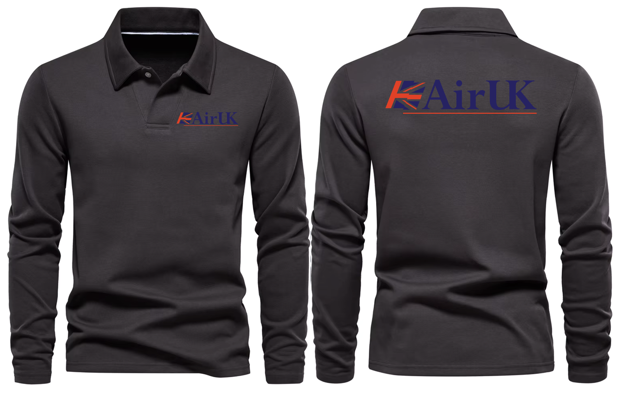 AIR UK LONG SLEEVE  POLO