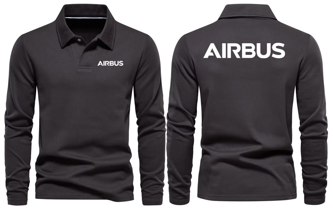AIRBUS  LONG SLEEVE  POLO