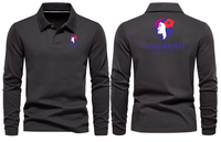 Thumbnail for AIR HAWAIIAN AIRLINES LONG SLEEVE  POLO