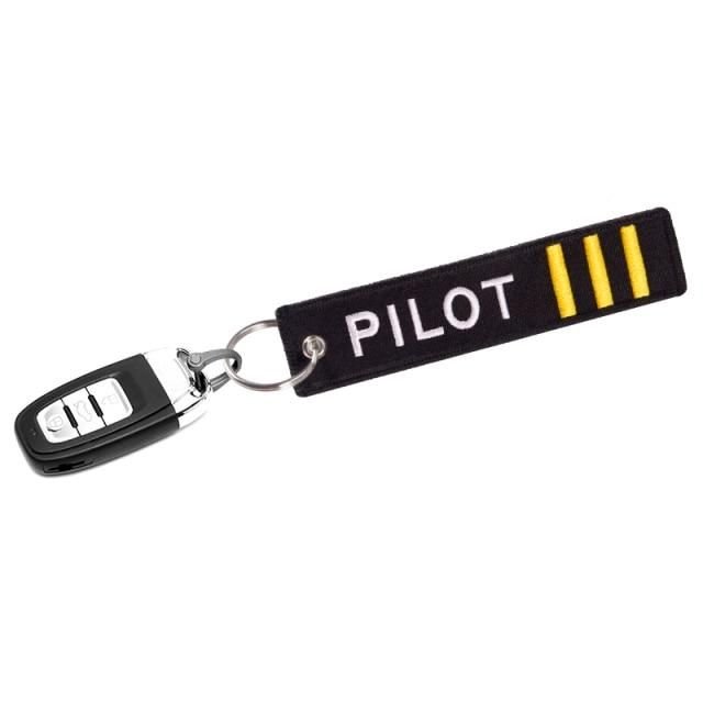 1PC NEW EMBROIDERY PILOT KEYCHAINS - PILOTSX