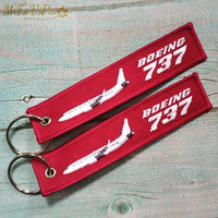 Thumbnail for 2 PC BOEING 747 FASHION TRINKET KEYCHAIN PHONE STRAP AVIATION RED KEY CHAINS - PILOTSX