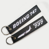 Thumbnail for 2 PC BOEING 747 FASHION TRINKET KEYCHAIN PHONE STRAP AVIATION RED KEY CHAINS - PILOTSX