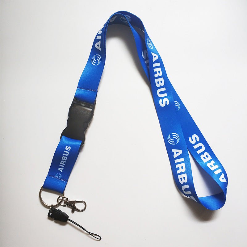 2 PC FLIGHT CREW LANYARDS NECK STRAP CHAVEIRO KEY CHAIN - PILOTSX