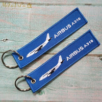 Thumbnail for 2 PCS AIRBUS A310 EMBROIDERY KEY CHAIN - PILOTSX