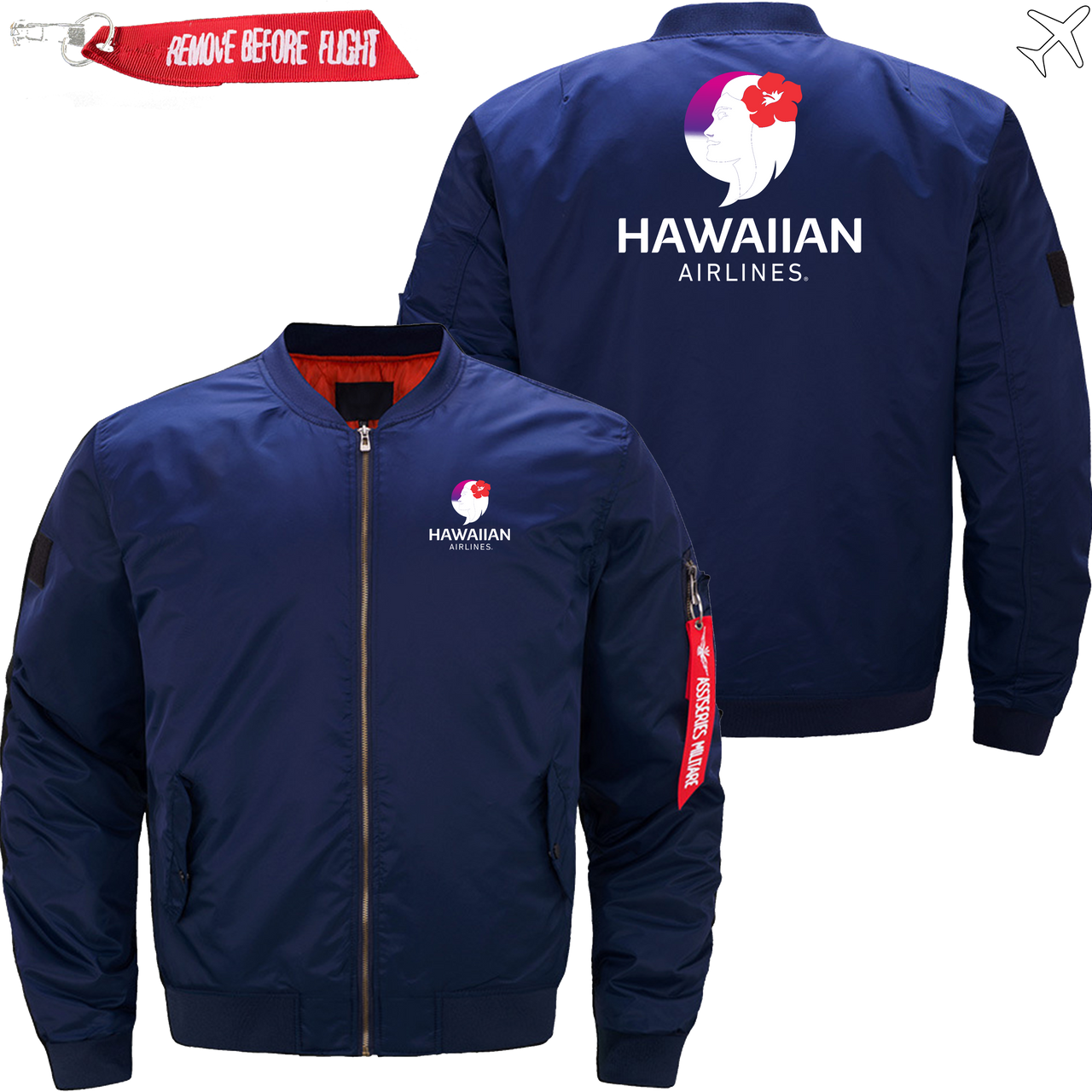 HAWAIIAN  AIRLINES MA1 JACKET THE AV8R