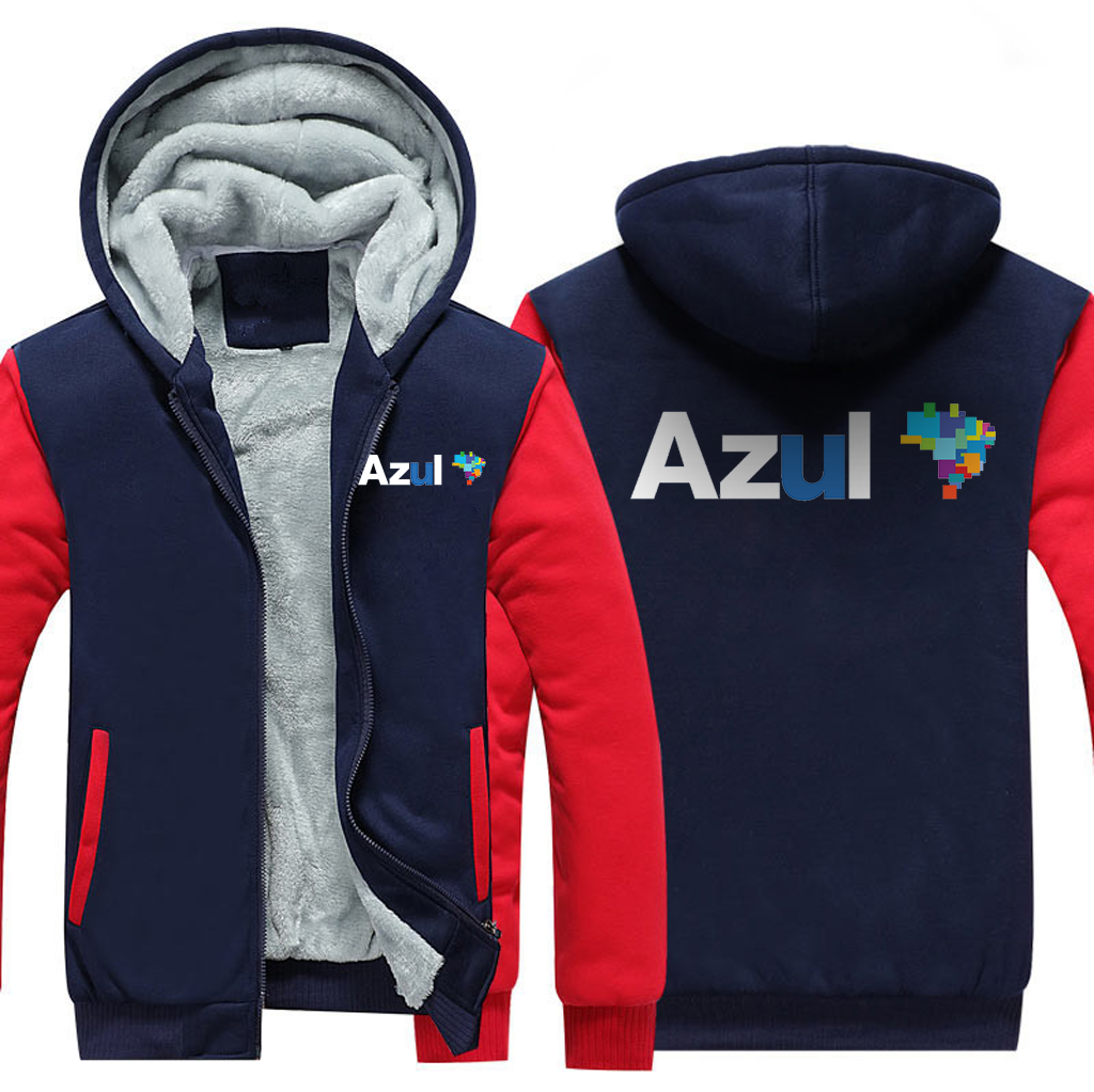 AZUL AIRLINES  JACKETS FLEECE SWEATSHIRT