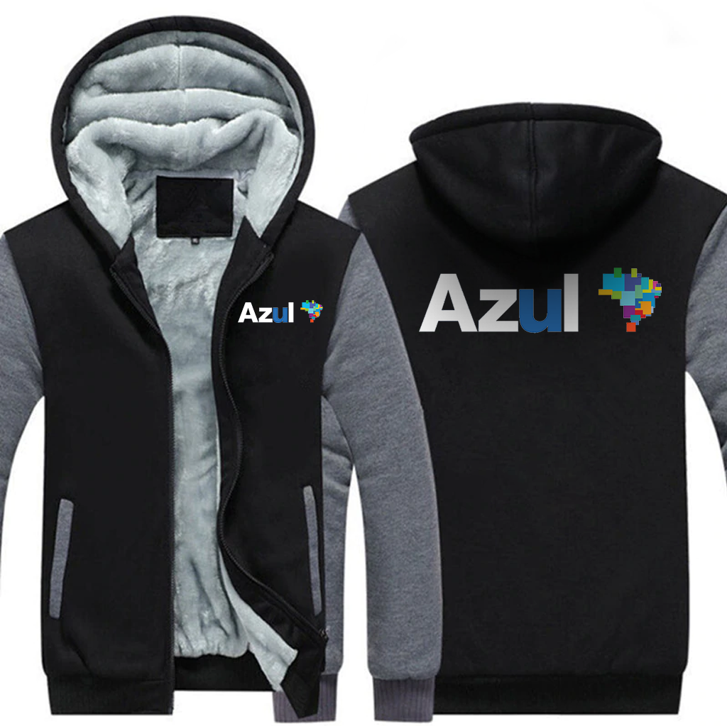 AZUL AIRLINES  JACKETS FLEECE SWEATSHIRT