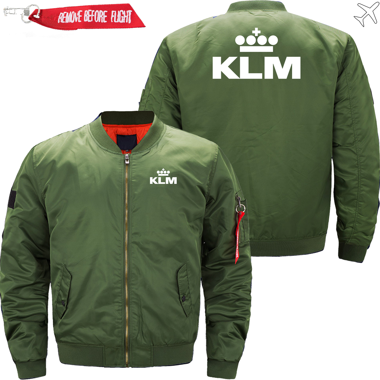 KLM AIRLINES MA1 JACKET THE AV8R