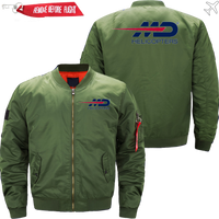 Thumbnail for MD HELICOPTER LOGO AVIATOR JACKET