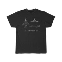 Thumbnail for F-4 Phantom Ii Fighter Jet Mechanical SketchF-4 Phantom Ii Fighter Jet Mechanical Sketch T Shirt THE AV8R