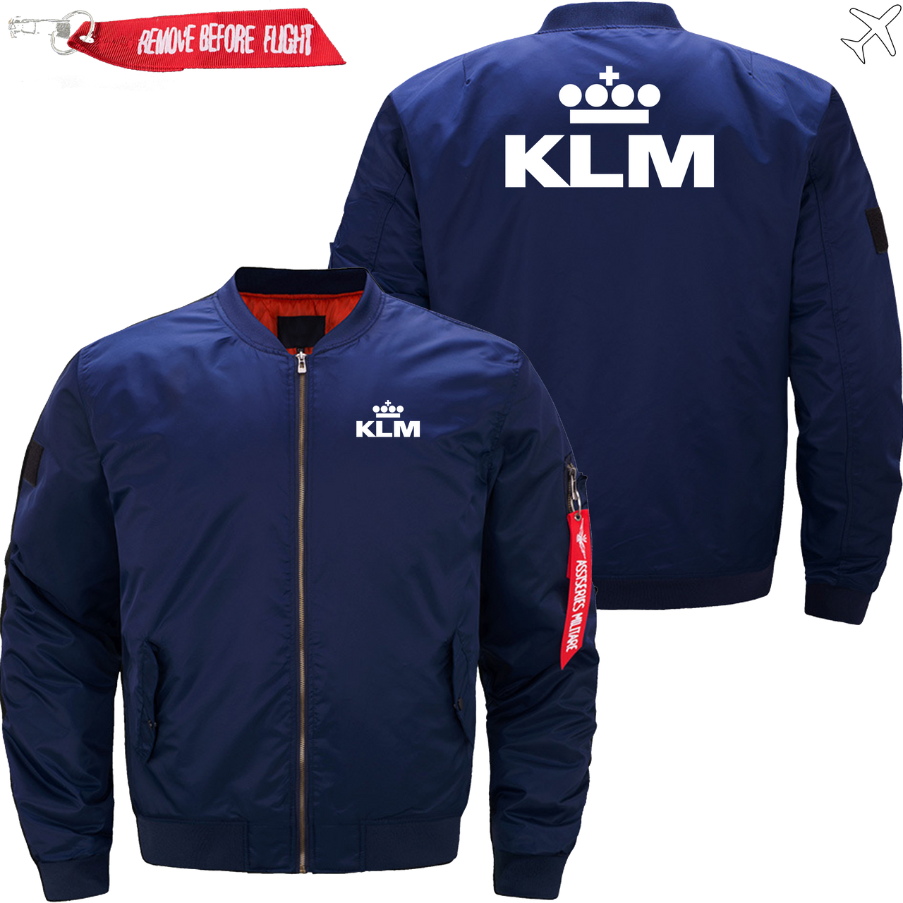 KLM AIRLINES MA1 JACKET THE AV8R