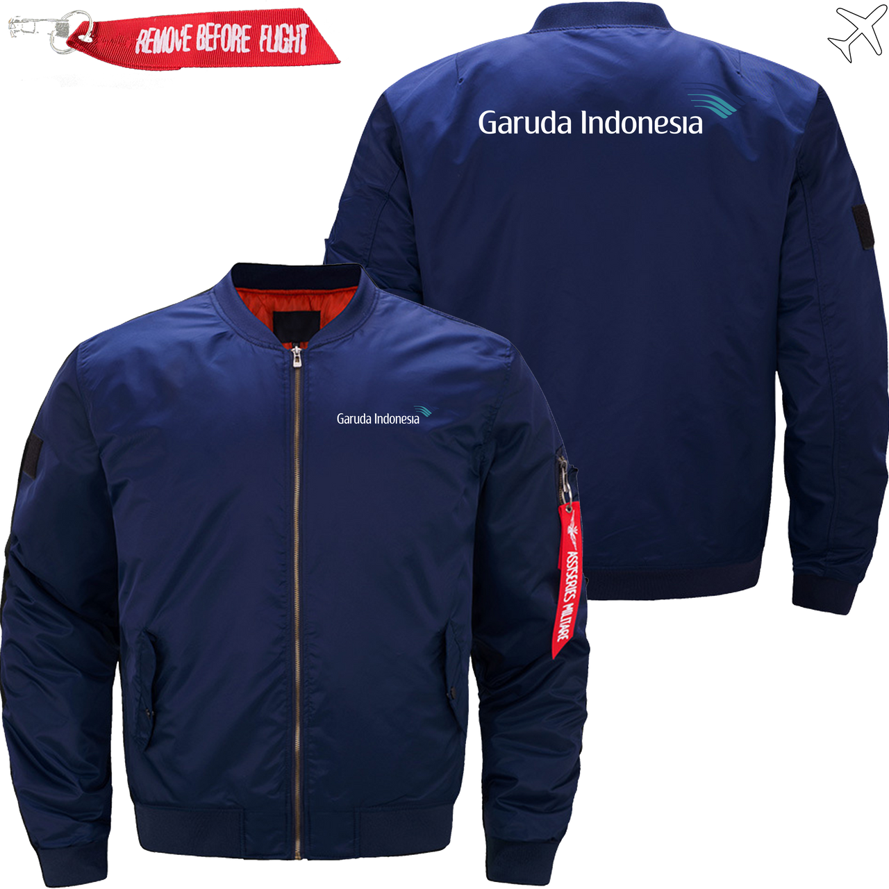 GARUDA INDONESIA AIRLINES MA1 JACKET THE AV8R