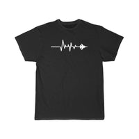 Thumbnail for Military Fighter Jet Aircraft Heartbeat Gift Print  T SHIRT THE AV8R