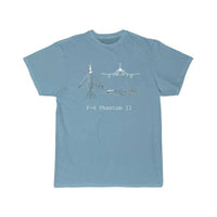 Thumbnail for F-4 Phantom Ii Fighter Jet Mechanical SketchF-4 Phantom Ii Fighter Jet Mechanical Sketch T Shirt THE AV8R