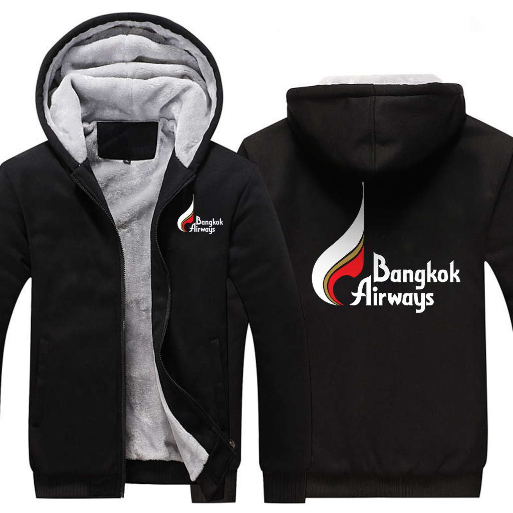 BANGKOK AIRLINES  JACKETS FLEECE SWEATSHIRT