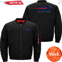 Thumbnail for MD HELICOPTER LOGO AVIATOR JACKET