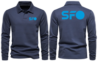 Thumbnail for SFO AIRPORT LONG SLEEVE  POLO
