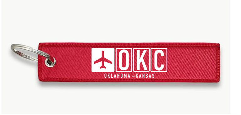 OKC AIRPORT KEY CHAIN