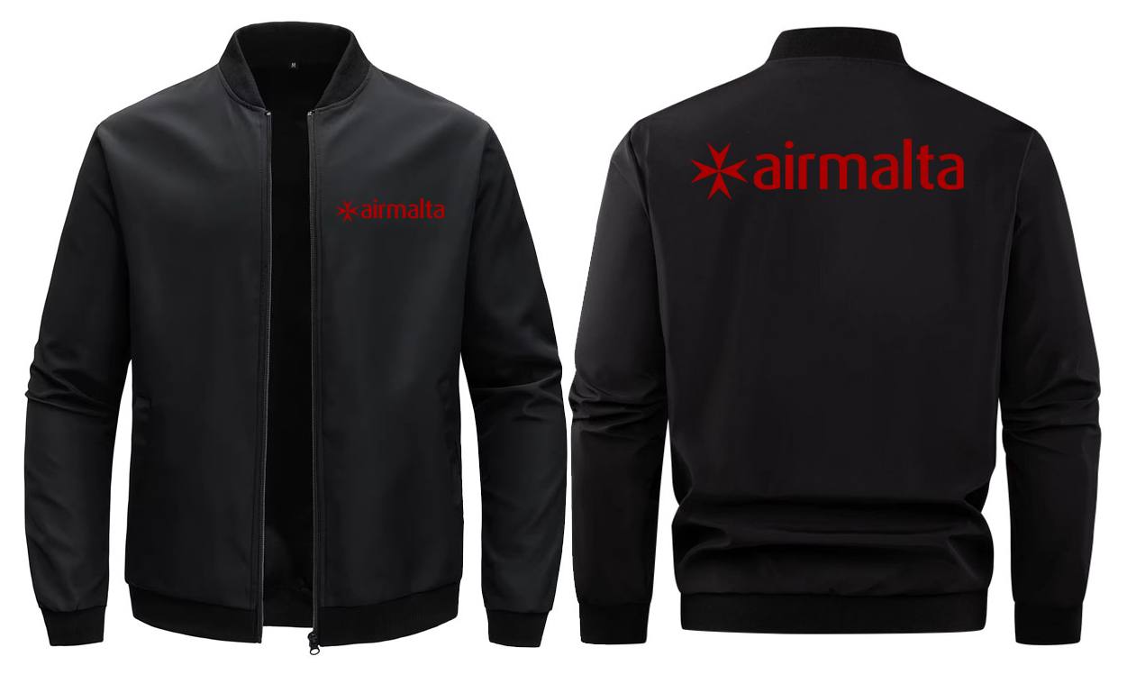 AIR MALTA LOOSE SOLID COLOR JACKET