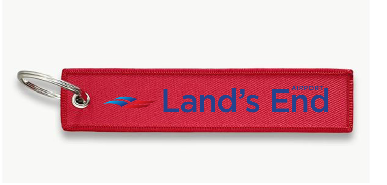 LANDS END AIRPORT KEY CHAIN