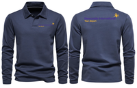 Thumbnail for NEWCASTALE AIRPORT LONG SLEEVE  POLO