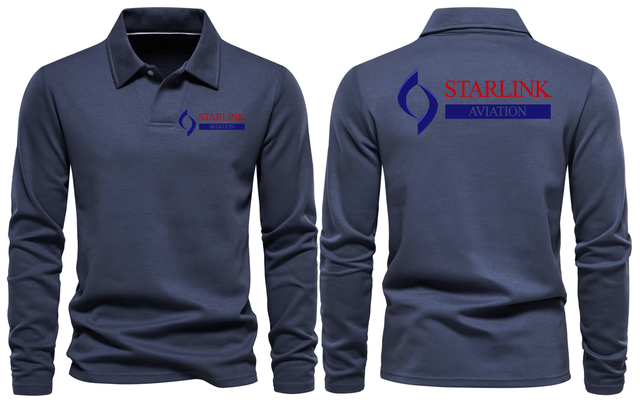 STARLINK  LONG SLEEVE  POLO