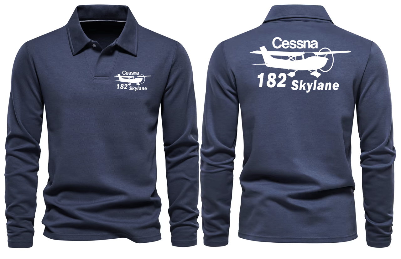 CESSNA 182 LONG SLEEVE  POLO