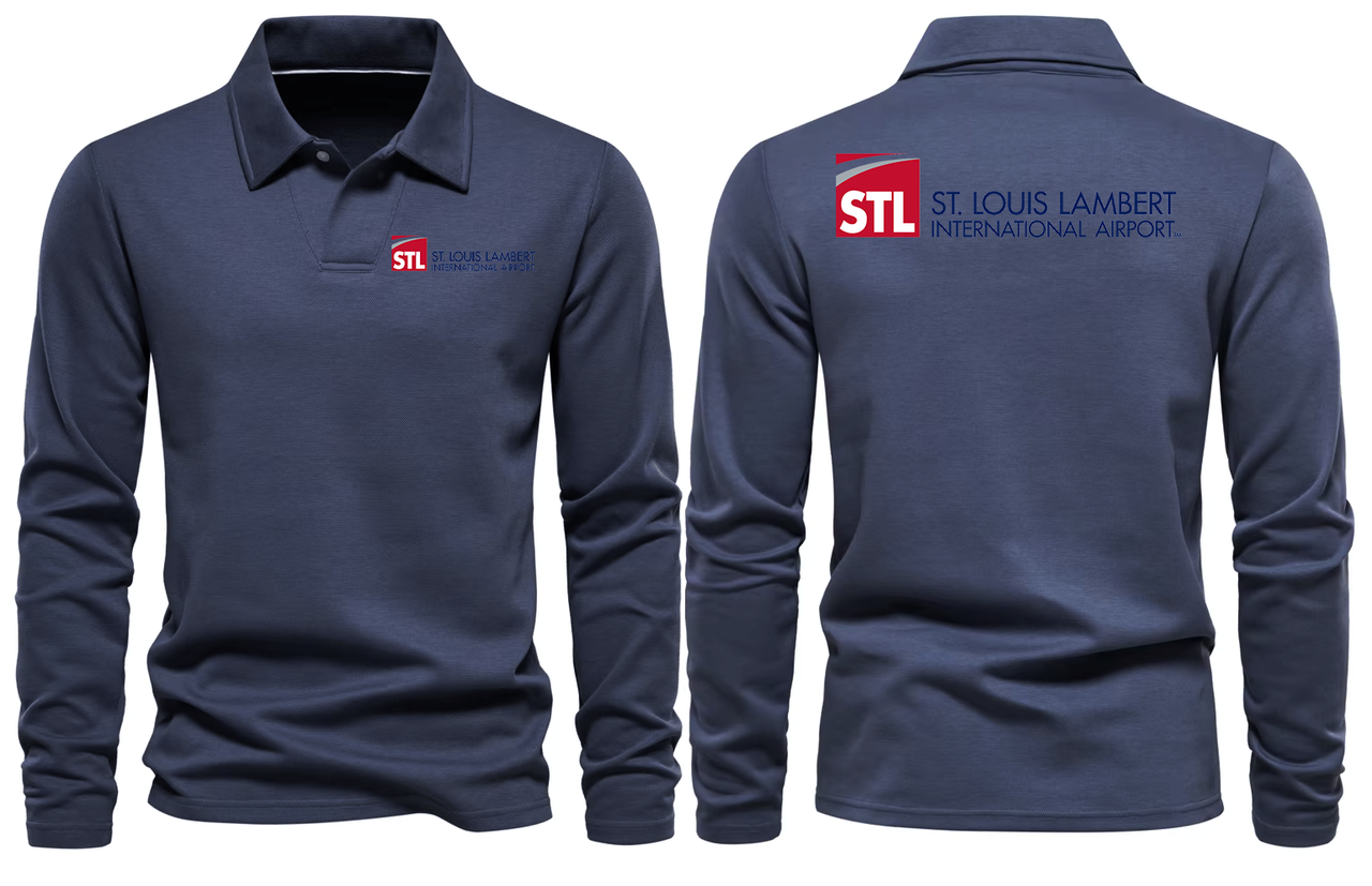 LAMBERT AIRPORT LONG SLEEVE  POLO
