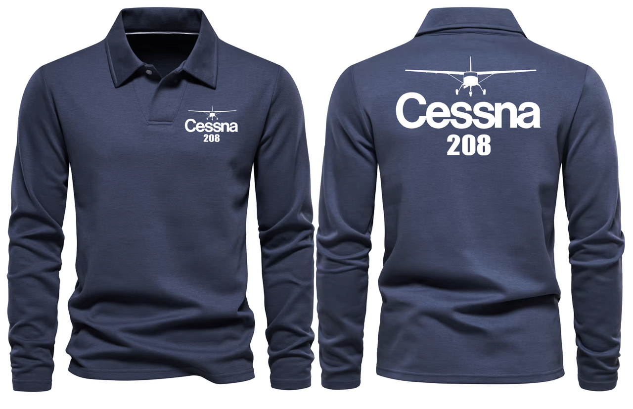 CESSNA 208  LONG SLEEVE  POLO