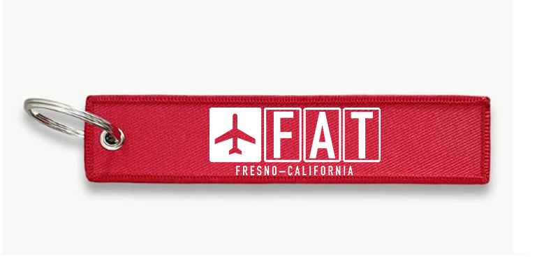 FAT AIRPORT KEY CHAIN