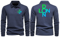 Thumbnail for LONDON AIRPORT LONG SLEEVE  POLO
