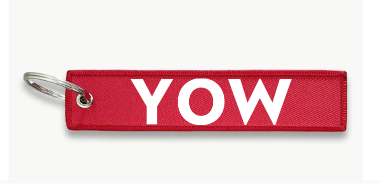 YOW  AIRPORT KEY CHAIN